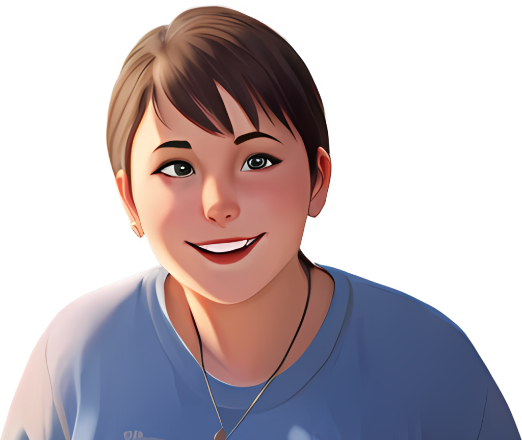 Maezie Mayer-Cardona Cartoon Headshot